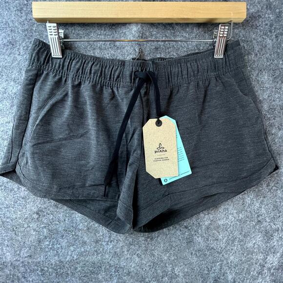 prAna Mariya Hybrid Swim Shorts Womens XS Grey Organic Recycled Quick Dry Hike - Picture 2 of 11